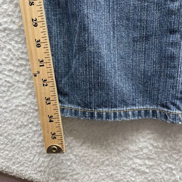 Levi's 559 Jeans Mens 36x34 Relaxed Fit Straight Leg‎ Blue Hand Sand Whiskered - Picture 7 of 11